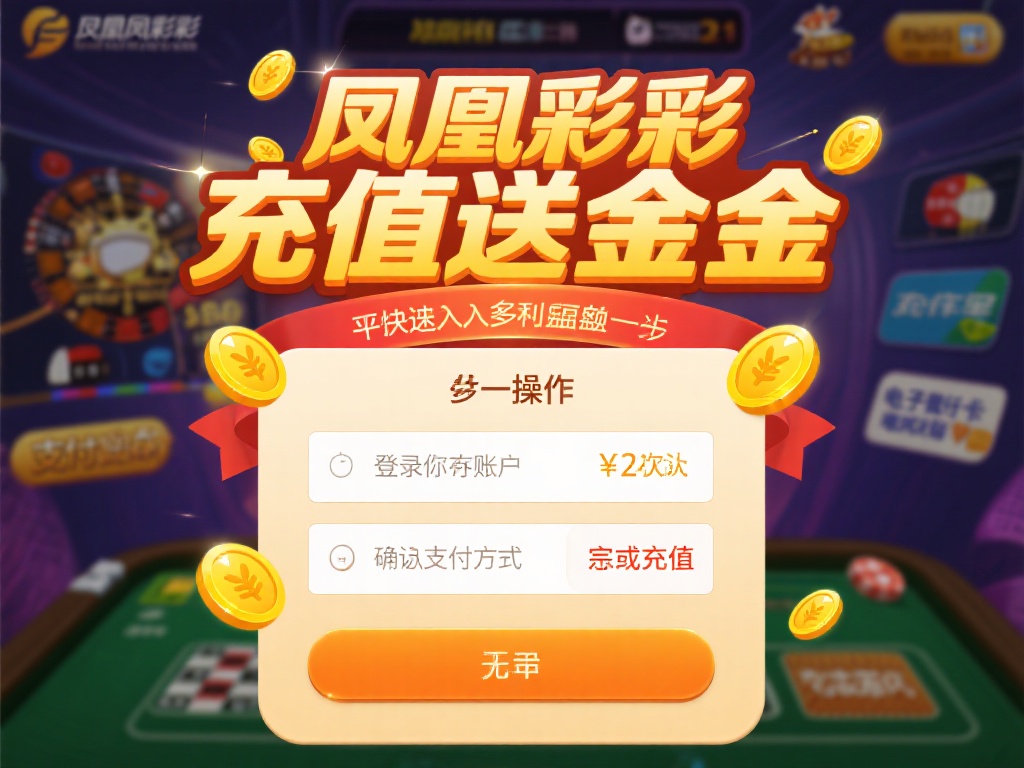 参与凤凰彩票的充值送金活动非常简单，只需几步操作即